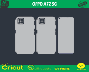 OPPO A72 5G Skin Vector Template low price