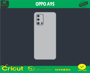 OPPO A95 Skin Vector Template low price