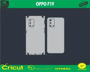 OPPO F19 Skin Vector Template low price