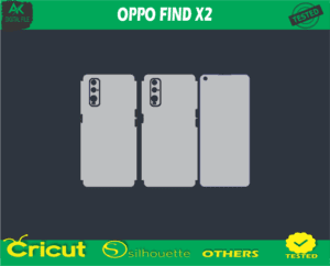 OPPO FIND X2 Skin Vector Template low price