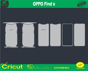 OPPO Find x Skin Vector Template low price