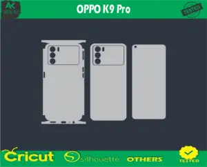 OPPO K9 Pro Skin Vector Template low price