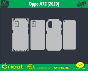 Oppo A72 (2020) Skin Vector Template low price