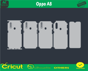 Oppo A8 Skin Vector Template low price