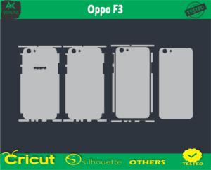 Oppo F3 Skin Vector Template low price