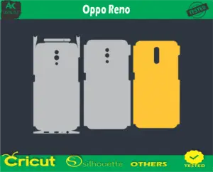 Oppo Reno Skin Vector Template low price