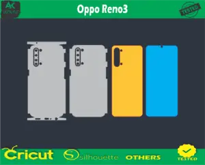 Oppo Reno3 Skin Vector Template low price