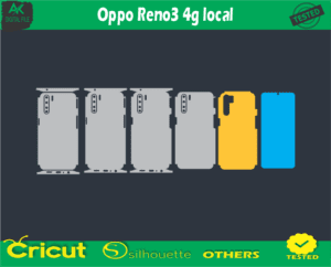 Oppo Reno3 4g Skin Vector Template low price