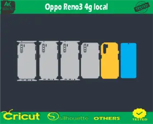 Oppo Reno3 4g Skin Vector Template low price