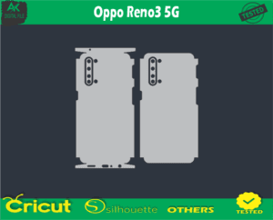 Oppo Reno3 5G Skin Vector Template low price