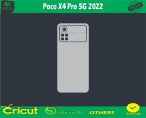 Poco X4 Pro 5G 2022 Skin Vector Template low price