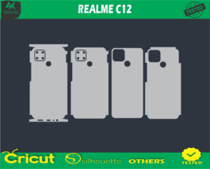 REALME C12 Skin Vector Template cheep price