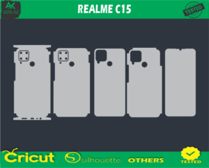 REALME C15 Skin Vector Template low price