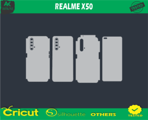 REALME X50 Skin Vector Template low price