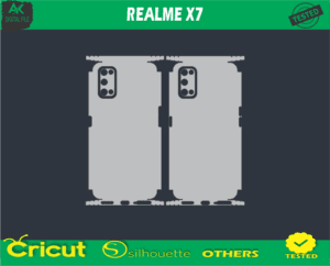 REALME X7 Skin Vector Template low price