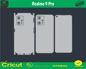 Realme 9 Pro Skin Vector Template low price