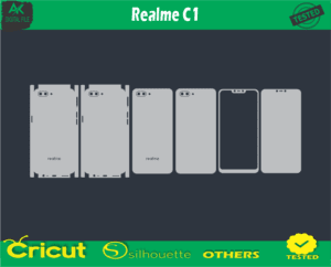 Realme C1 Skin Vector Template cheep price