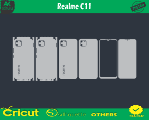 Realme C11 Skin Vector Template cheep price