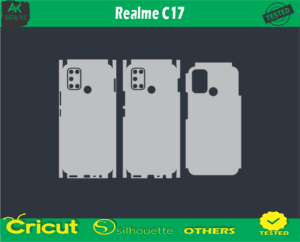 Realme C17 Skin Vector Template low price