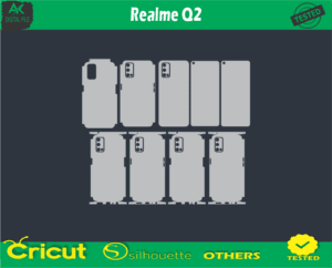 Realme Q2 Skin Vector Template low price