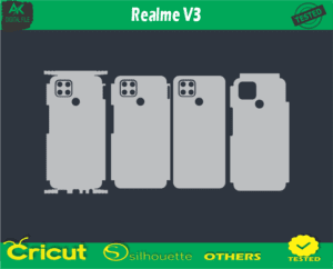 Realme V3 Skin Vector Template low price