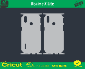 Realme X Lite Skin Vector Template low price