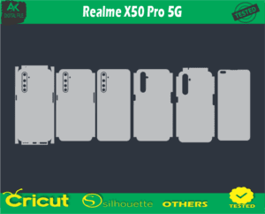 Realme X50 Pro 5G Skin Vector Template low price