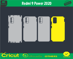 Redmi 9 Power 2020 Skin Vector Template low price