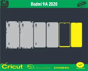 Redmi 9A 2020 Skin Vector Template low price