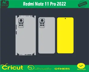 Redmi Note 11 Pro 2022 Skin Vector Template