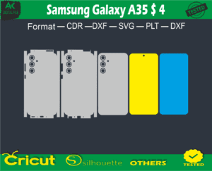 Samsung Galaxy A35 Skin Vector Template