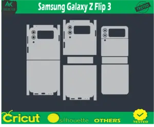 Samsung Galaxy Z Flip Skin Vector Template low price