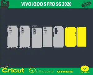 VIVO iQOO 5 PRO 5G 2020 Skin Vector Template low price