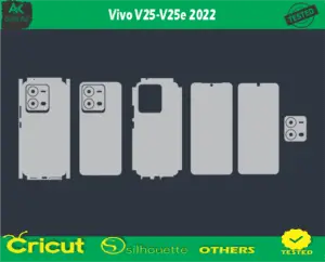 Vivo V25-V25e 2022 Skin Vector Template low price