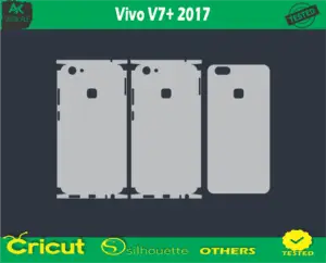 Vivo V7+ 2017 Skin Vector Template low price