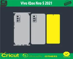 Vivo iQoo Neo 5 2021 Skin Vector Template low price