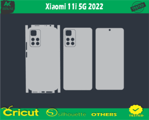 Xiaomi 11i 5G 2022 Skin Vector Template low price