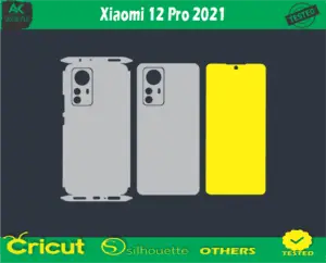 Xiaomi 12 Pro 2021 Skin Vector Template low price