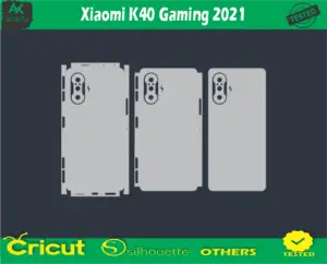 Xiaomi K40 Gaming 2021 Skin Vector Template