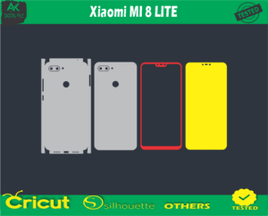 Xiaomi MI 8 LITE Skin Vector Template low price