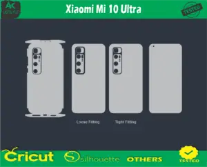 Xiaomi Mi 10 Ultra 2020 Skin Vector Template