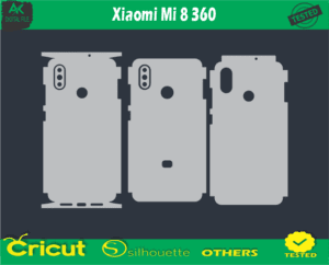 Xiaomi Mi 8 360 Skin Vector Template low price