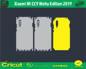 Xiaomi Mi CC9 Meitu Edition 2019 Skin Vector Template