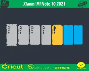 Xiaomi Mi Note 10 2021 Skin Vector Template low price