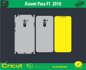 Xiaomi Poco F1 2018 Skin Vector Template low price