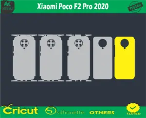 Xiaomi Poco F2 Pro 2020 Skin Vector Template