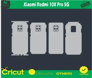 Xiaomi Redmi 10X Pro 5G Skin Vector Template low price