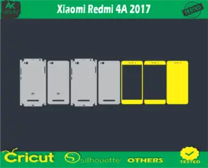 Xiaomi Redmi 4A 2017 Skin Vector Template low price