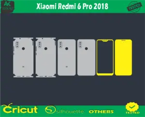 Xiaomi Redmi 6 Pro 2018 Skin Vector Template low price