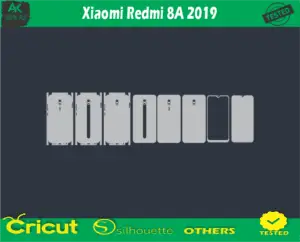 Xiaomi Redmi 8A 2019 Skin Vector Template low price